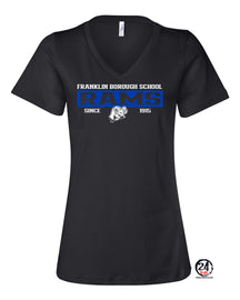 Franklin School Design 2 V-neck T-Shirt