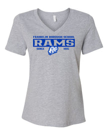 Franklin School Design 2 V-neck T-Shirt