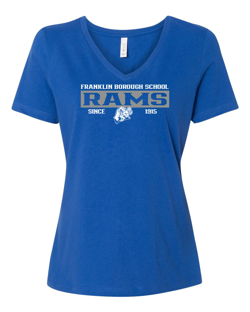 Franklin School Design 2 V-neck T-Shirt