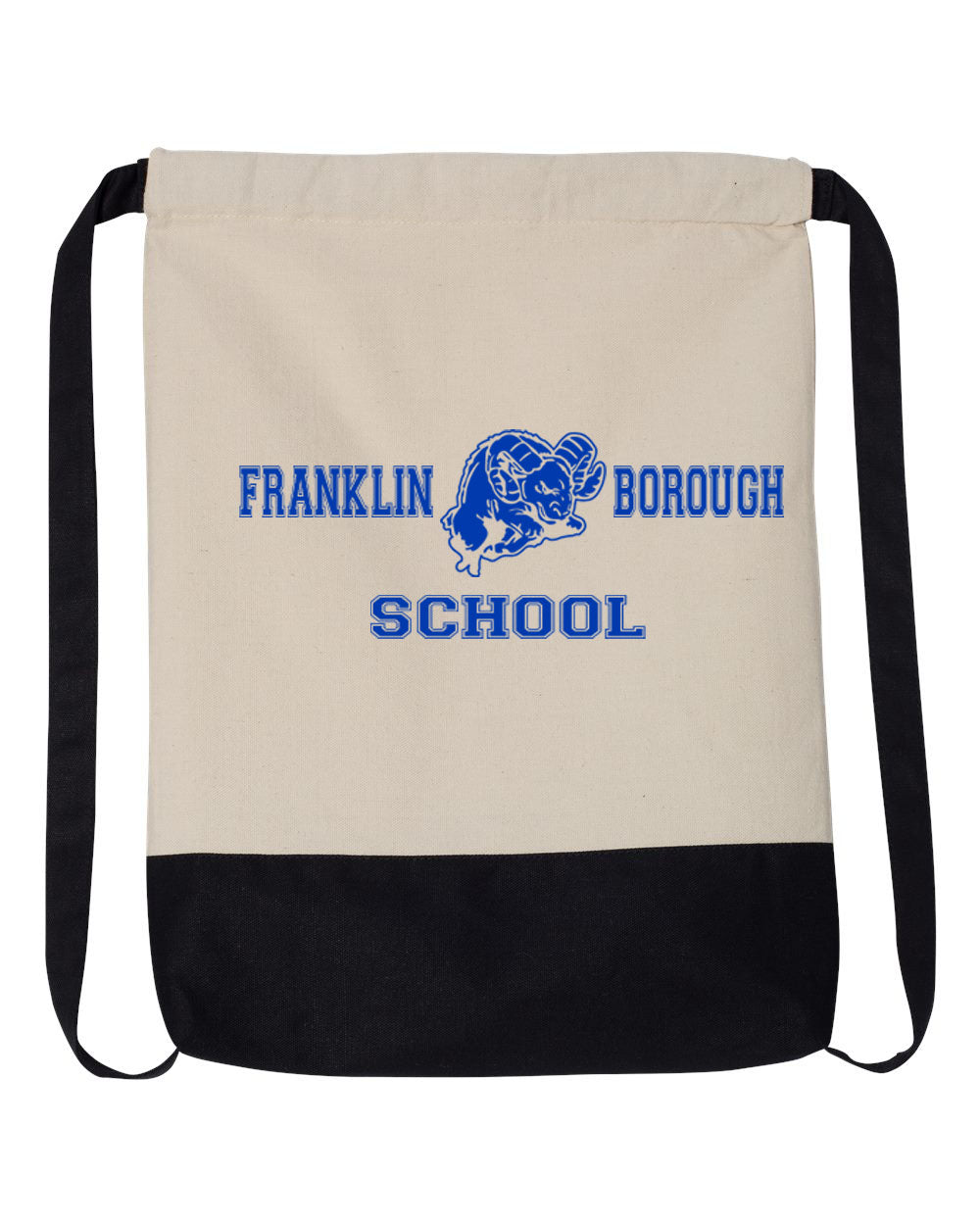 Franklin School design 3 Drawstring Bag
