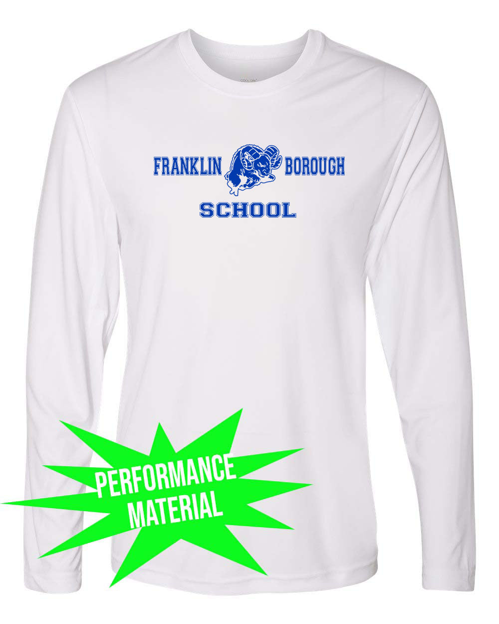 Franklin School Performance Material Design 3 Long Sleeve Shirt