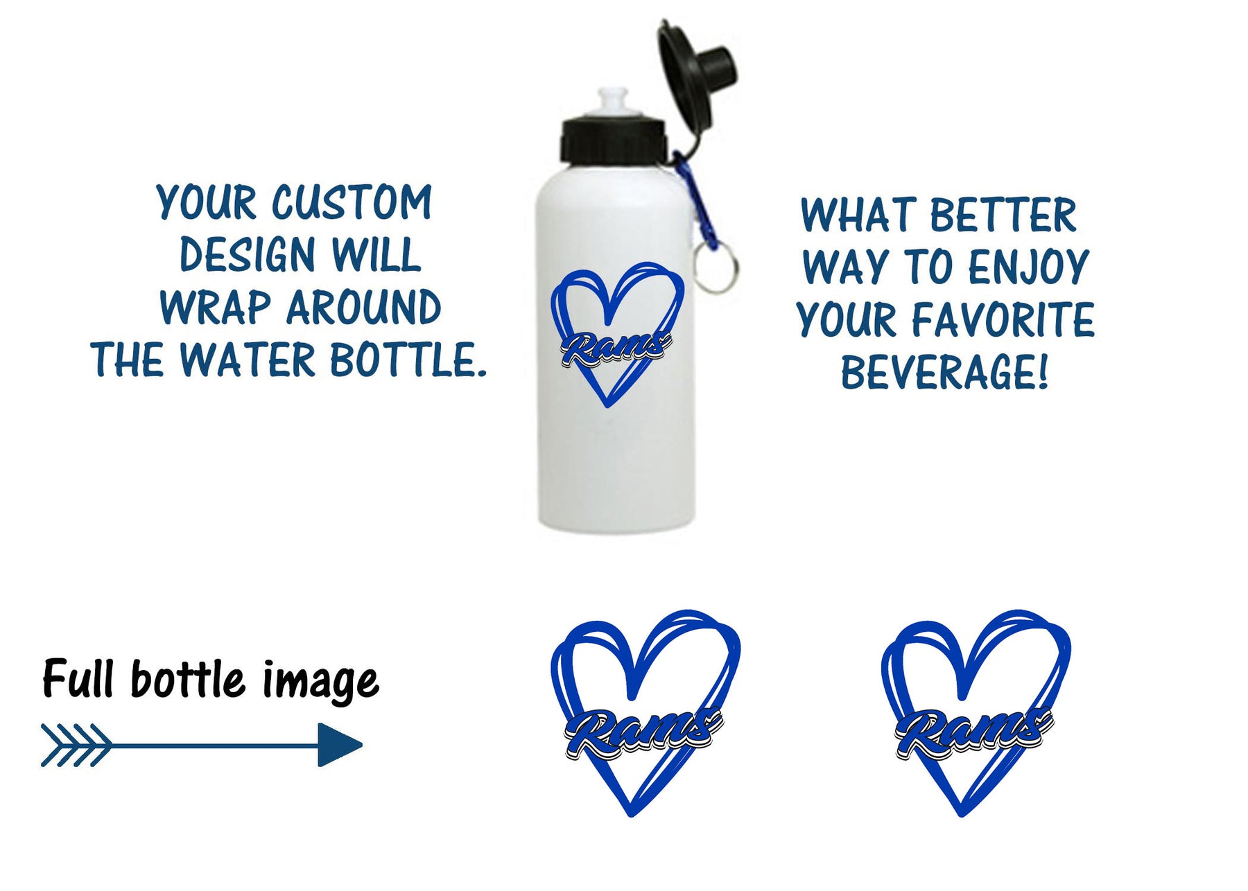 Franklin School Design 4 Water Bottle