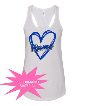 Franklin School Design 4 Performance Racerback Tank Top