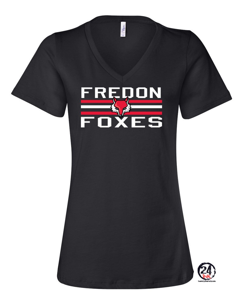 Fredon School V-neck T-Shirt Design 13