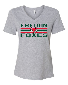 Fredon School V-neck T-Shirt Design 13