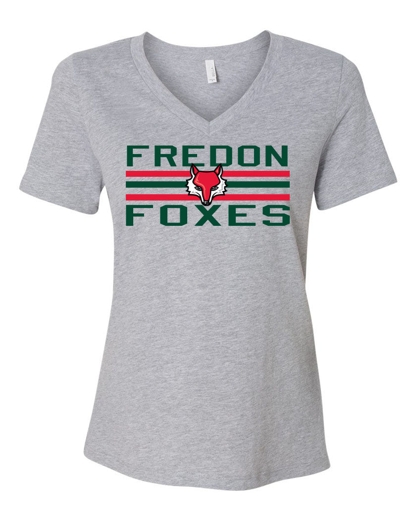 Fredon School V-neck T-Shirt Design 13