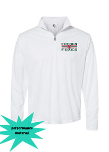 Fredon School Quarter Zip Long Sleeve Design 13