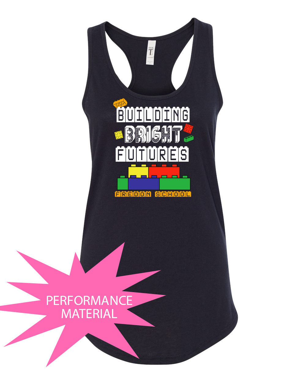 Fredon School Performance Racerback Tank Top Design 14