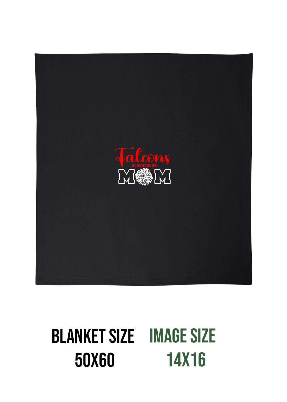 Falcons Cheer Blanket Design 1