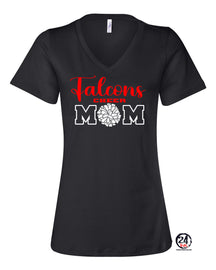 Falcons Cheer V-neck T-Shirt Design 1