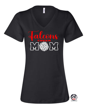 Falcons Cheer V-neck T-Shirt Design 1