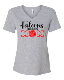 Falcons Cheer V-neck T-Shirt Design 1