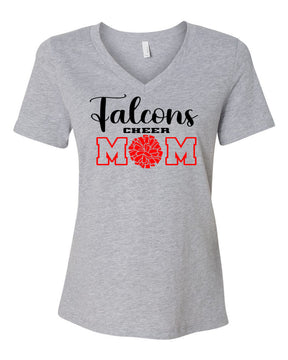 Falcons Cheer V-neck T-Shirt Design 1