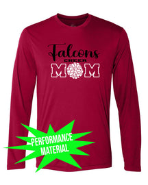 Falcons Cheer Performance Material Long Sleeve Shirt Design 1