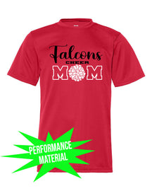 Falcons Cheer Performance Material T-Shirt Design 1