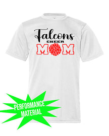 Falcons Cheer Performance Material T-Shirt Design 1