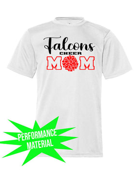 Falcons Cheer Performance Material T-Shirt Design 1