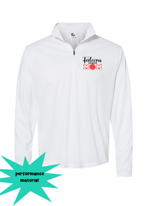 Falcons Cheer Quarter Zip Long Sleeve Design 1
