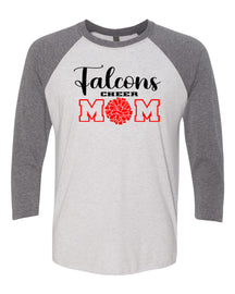 Falcons Cheer raglan shirt Design 1