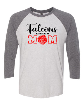 Falcons Cheer raglan shirt Design 1