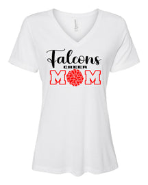 Falcons Cheer V-neck T-Shirt Design 1