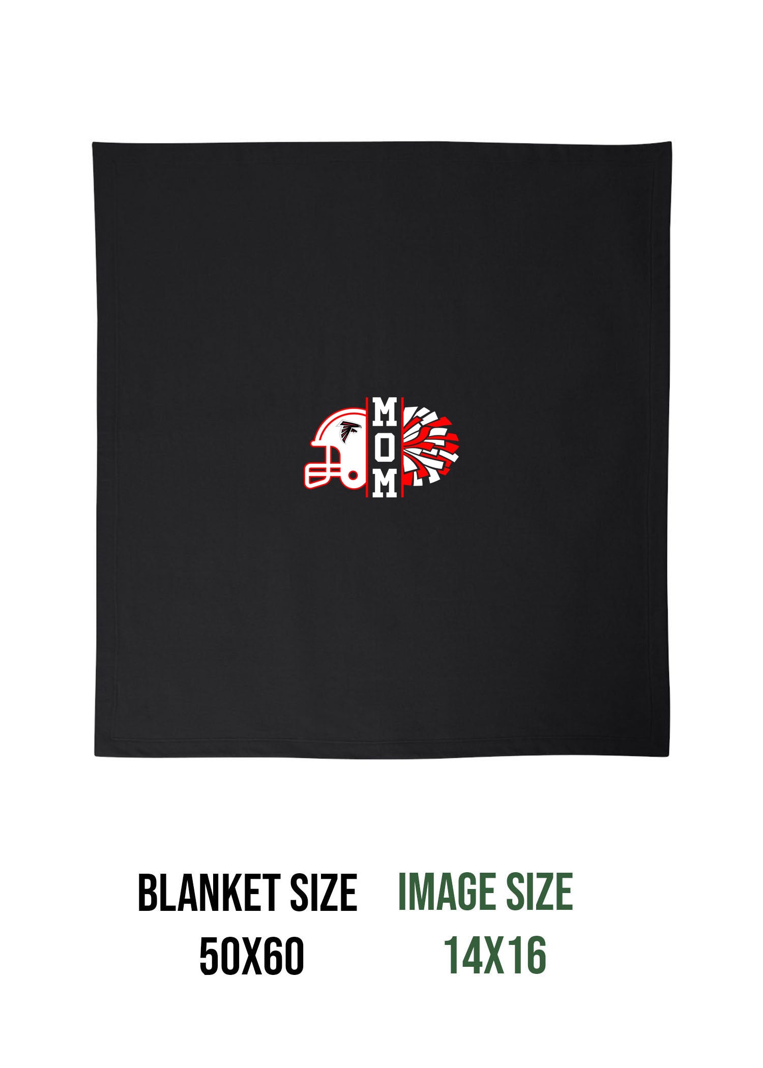 Falcons Cheer Blanket Design 2