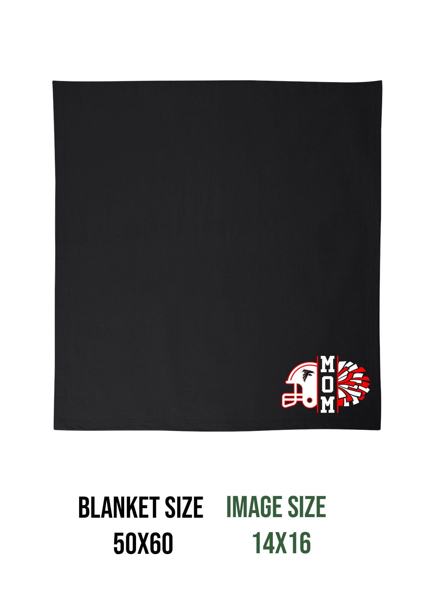 Falcons Cheer Blanket Design 2