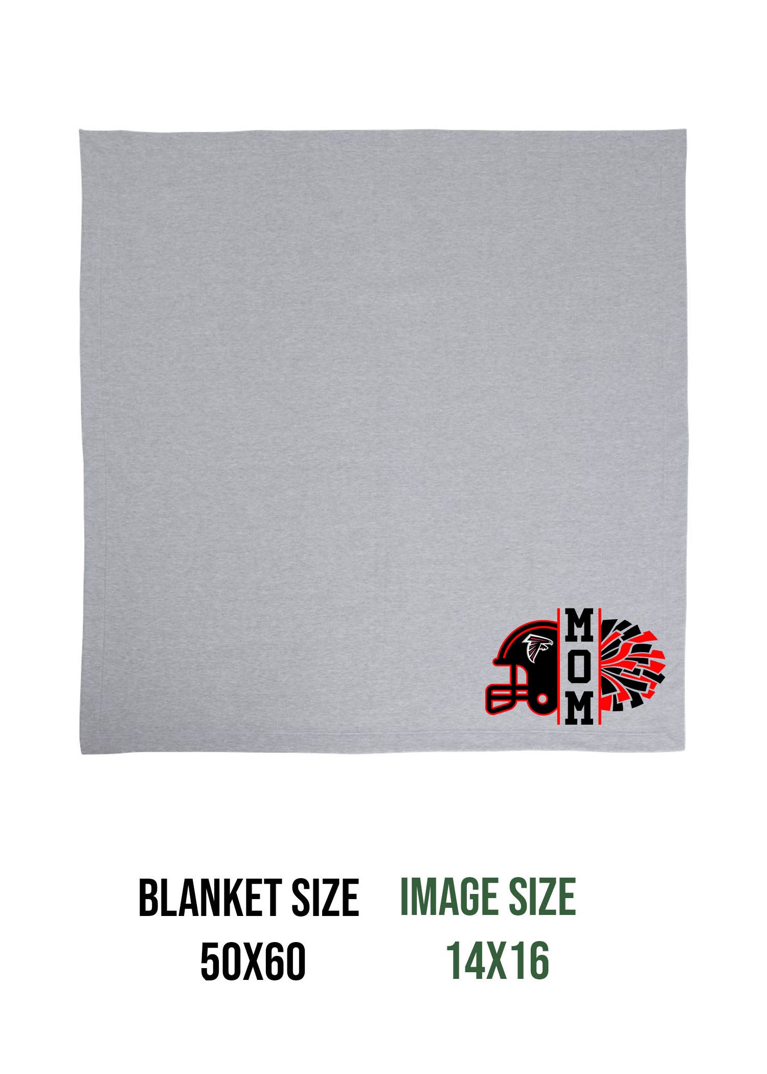Falcons Cheer Blanket Design 2
