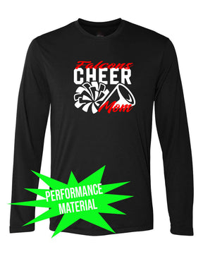 Falcons Cheer Performance Material Long Sleeve Shirt Design 3
