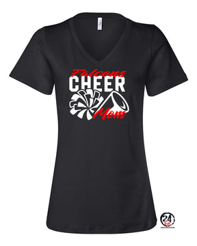 Falcons Cheer V-neck T-Shirt Design 3