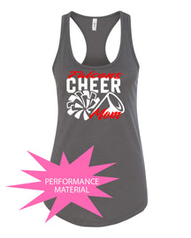 Falcons Cheer Performance Racerback Tank Top Design 3
