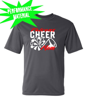 Falcons Cheer Performance Material T-Shirt Design 3