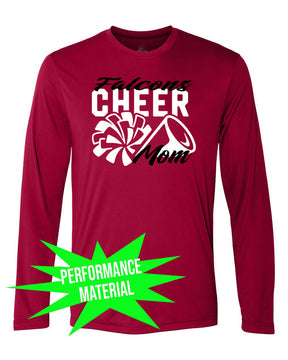 Falcons Cheer Performance Material Long Sleeve Shirt Design 3