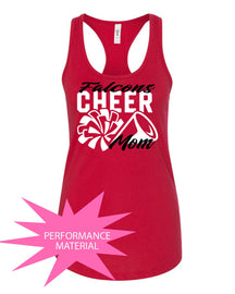 Falcons Cheer Performance Racerback Tank Top Design 3