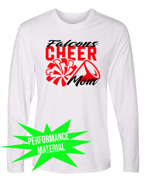 Falcons Cheer Performance Material Long Sleeve Shirt Design 3