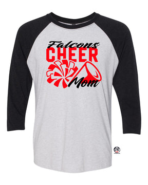 Falcons Cheer raglan shirt Design 3
