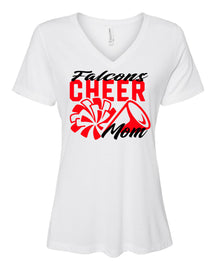 Falcons Cheer V-neck T-Shirt Design 3