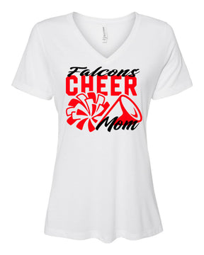 Falcons Cheer V-neck T-Shirt Design 3