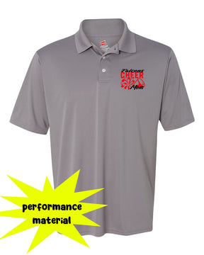 Falcons Cheer Performance Material Polo T-Shirt Design 3