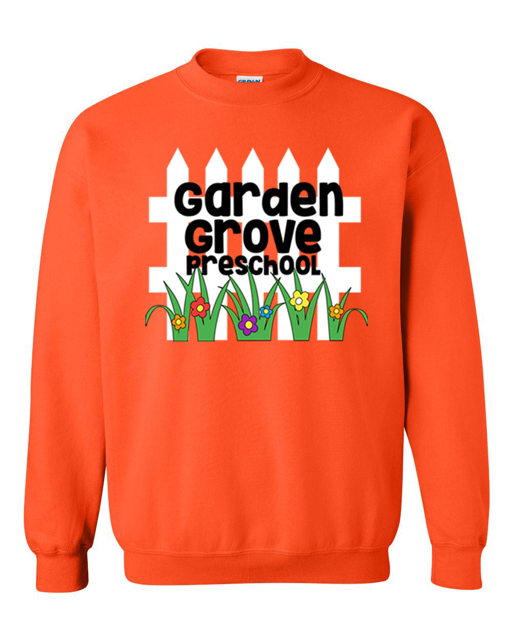 Garden Grove non hooded sweatshirt Design 1