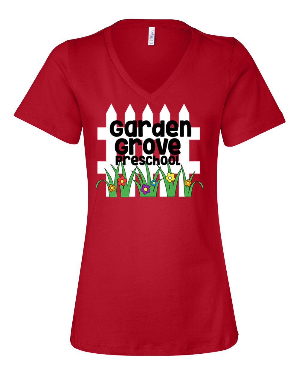 Garden Grove V-neck T-Shirt Design 1