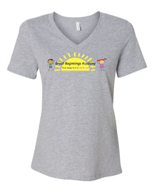 Great Beginnings Design 1 V-neck T-Shirt