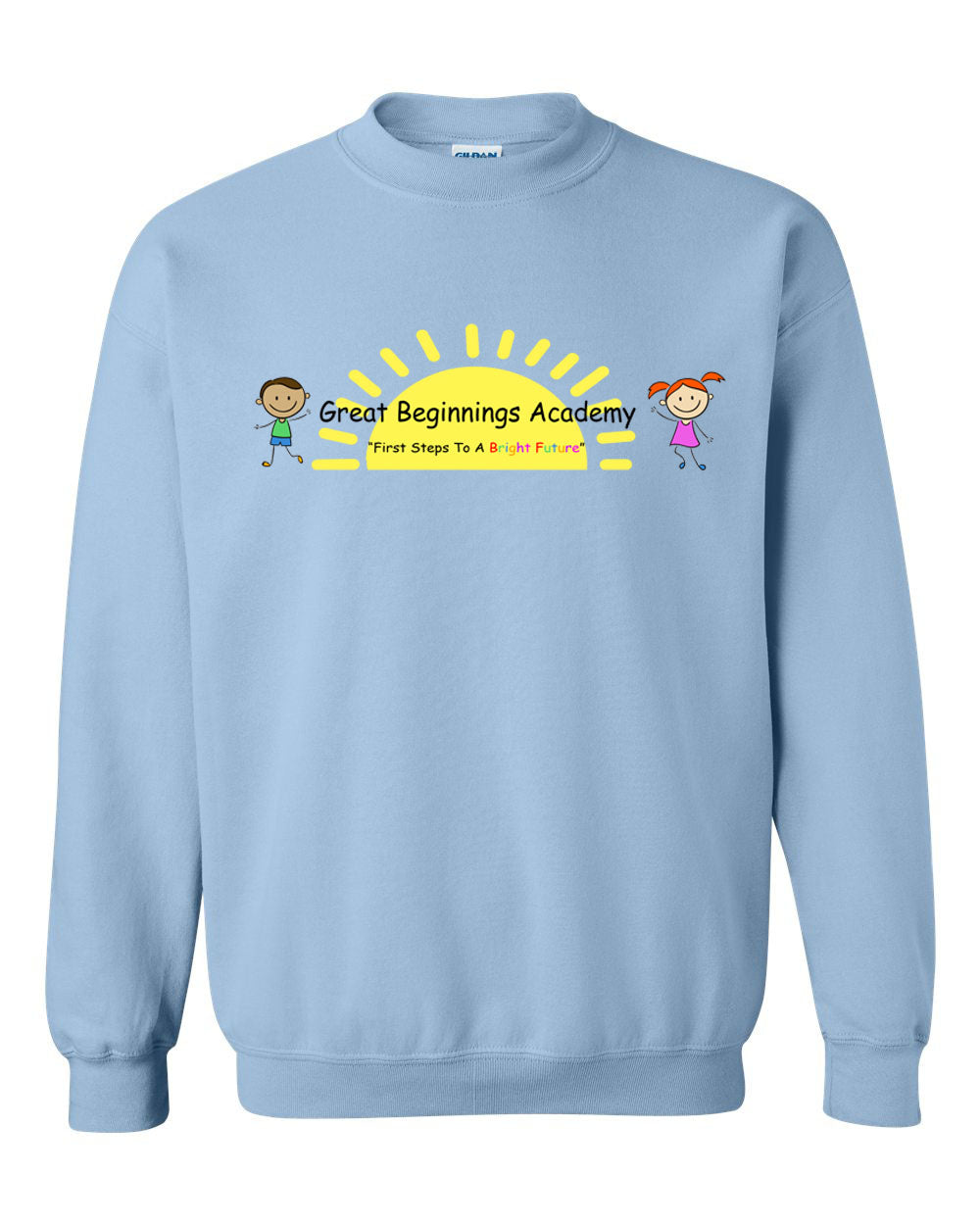 Great Beginnings Design 1 non hooded sweatshirt