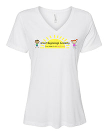 Great Beginnings Design 1 V-neck T-Shirt