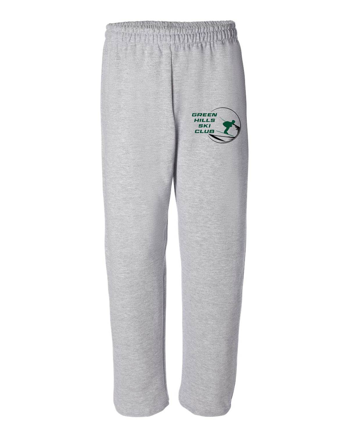 Green Hills Ski Club Design 1 Open Bottom Sweatpants