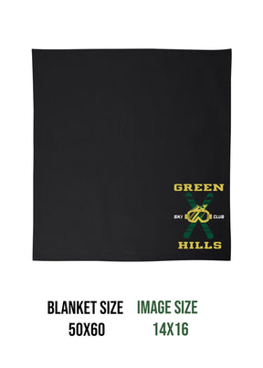 Green Hills Ski Club Design 2 Blanket