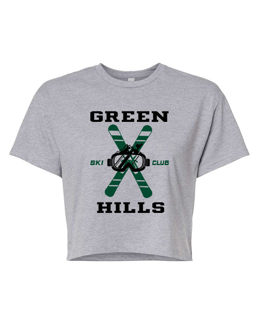 Green Hills Ski Club Design 2 crop top