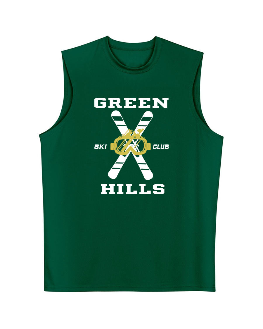 Green Hills Ski Club Design 2 Men's Performance Tank Top