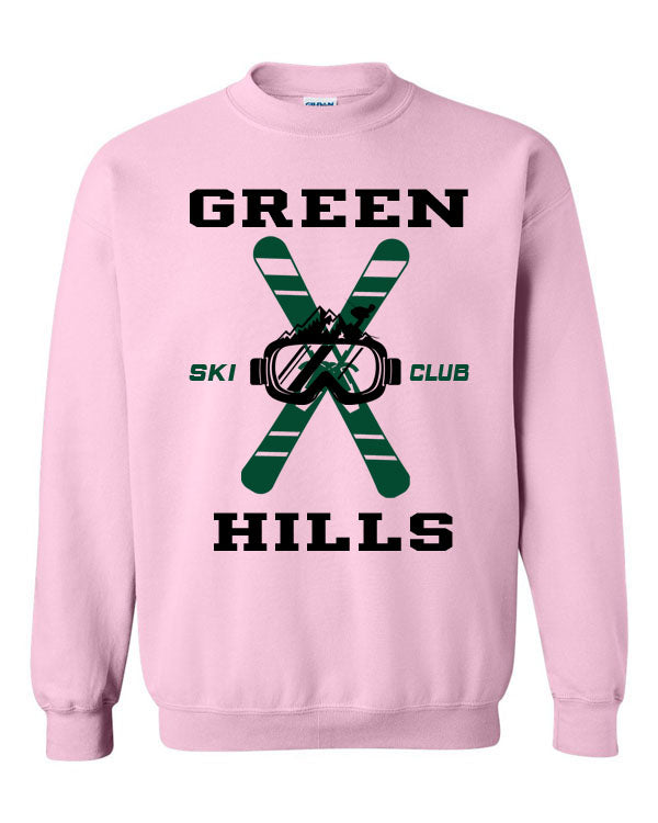Green Hills Ski Club  Design 2 non hooded sweatshirt