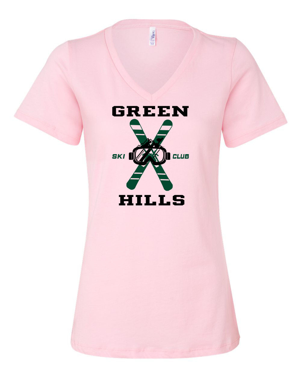 Green Hills Ski Club Design 2 V-Neck